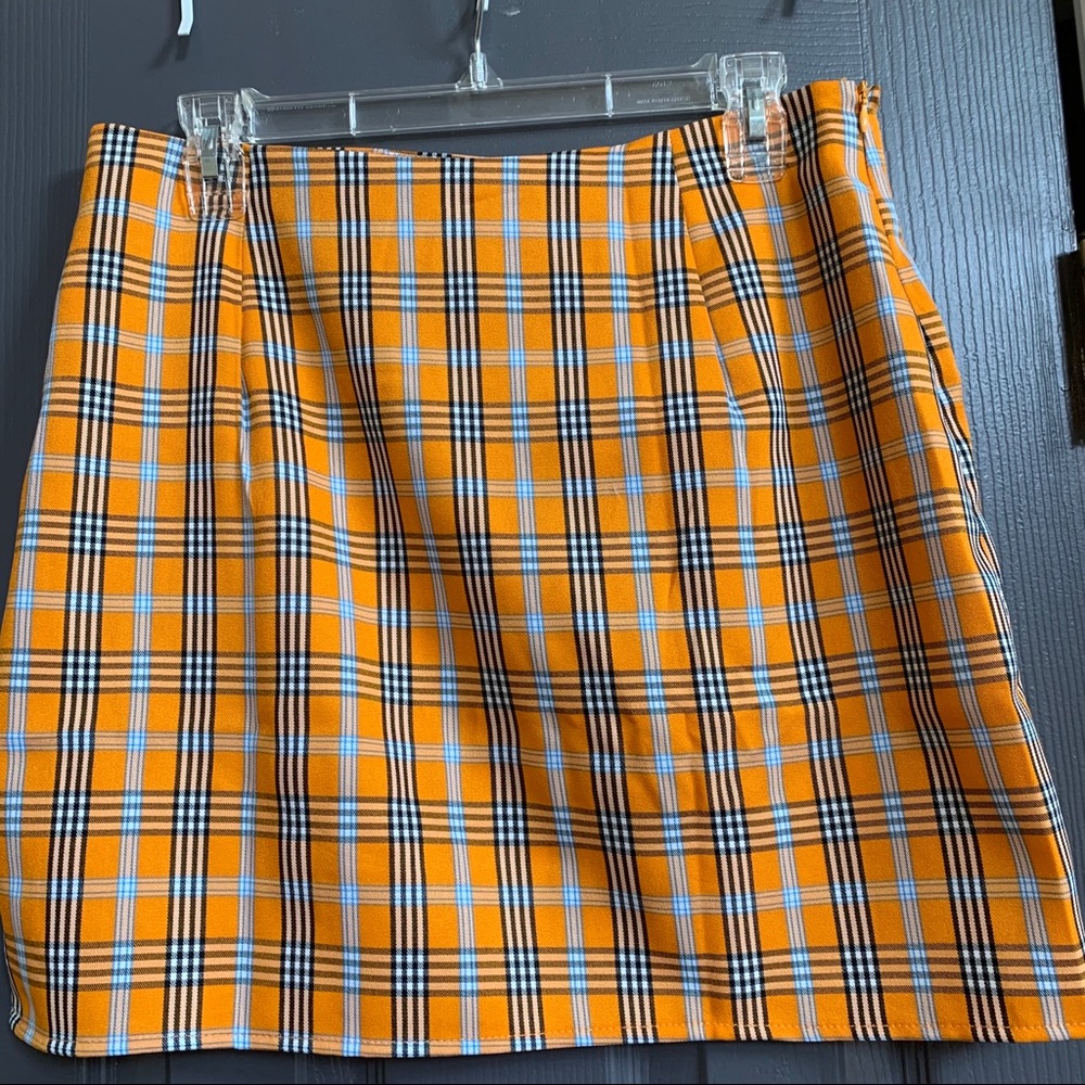 Plaid Mini Skirt